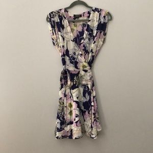 Sleeveless wrap dress